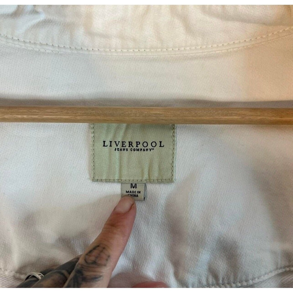 Liverpool‎ Jeans Company Jacket Cotton Size Medium - Picture 7 of 7